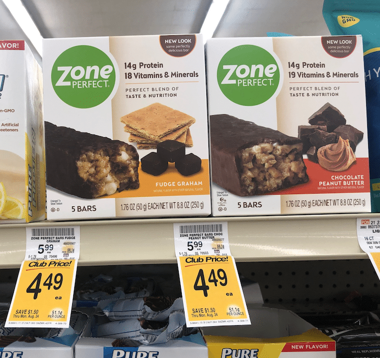 Zone Perfect Bars Coupon and Sale Pay Just 2.99 for 5 Pack at