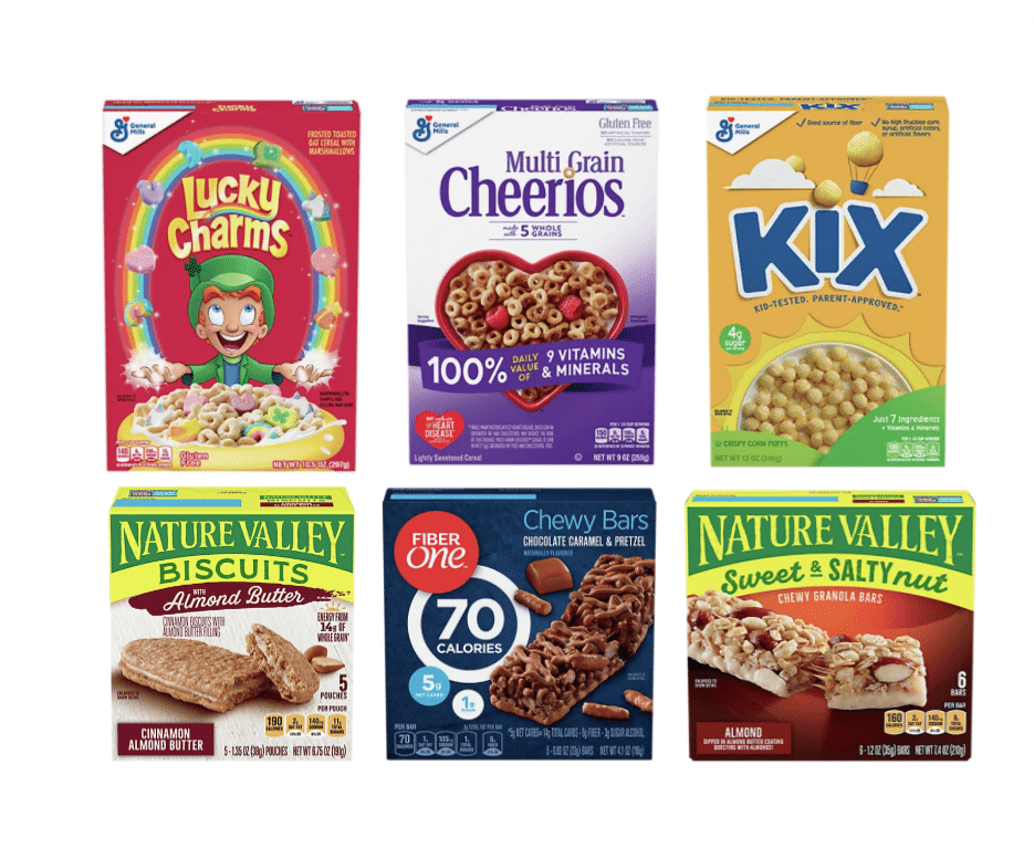 General Mills Cereals, Nature Valley and Fiber One Bars Just 1.19 Each