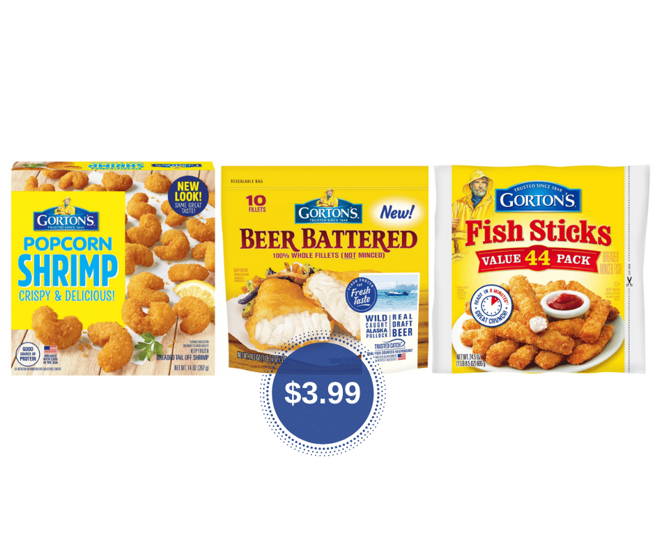 Gorton's Seafood & Fish Sticks Just 3.99 at Safeway Super Safeway
