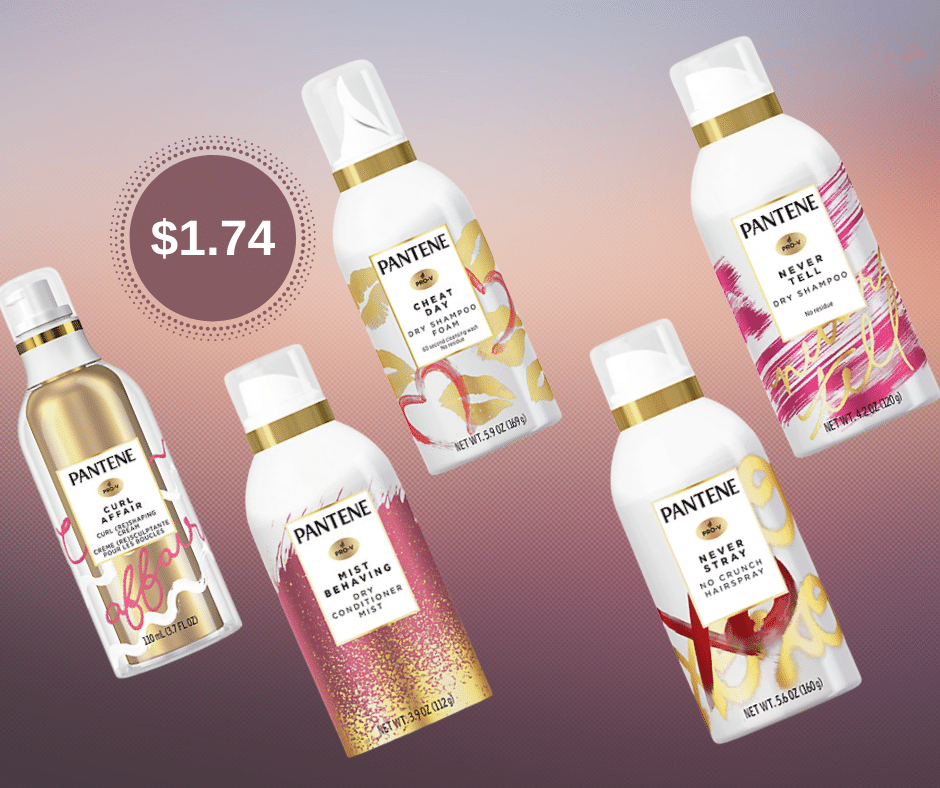 Save 75 on NEW Pantene Waterless Collection Try For 1.74 at Safeway