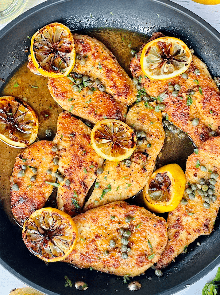 Keto Chicken Piccata With Lemon Wine Caper Sauce Super Safeway