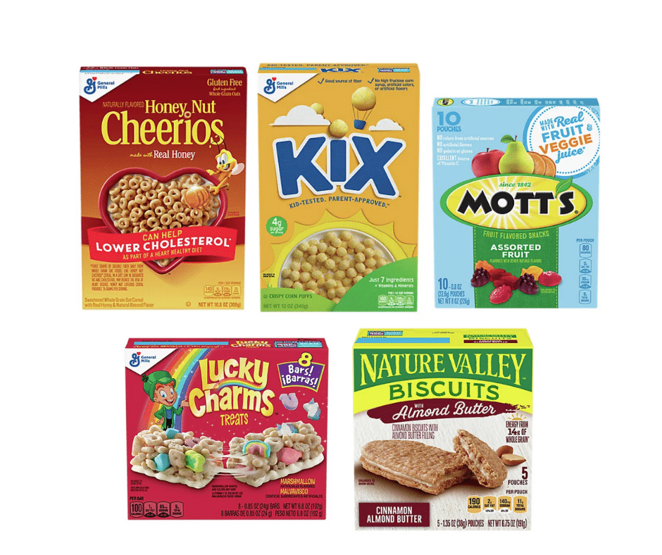 General Mills Fruit Snacks, Cereal and Snacks As low as 1.38 a Box at Safeway Super Safeway