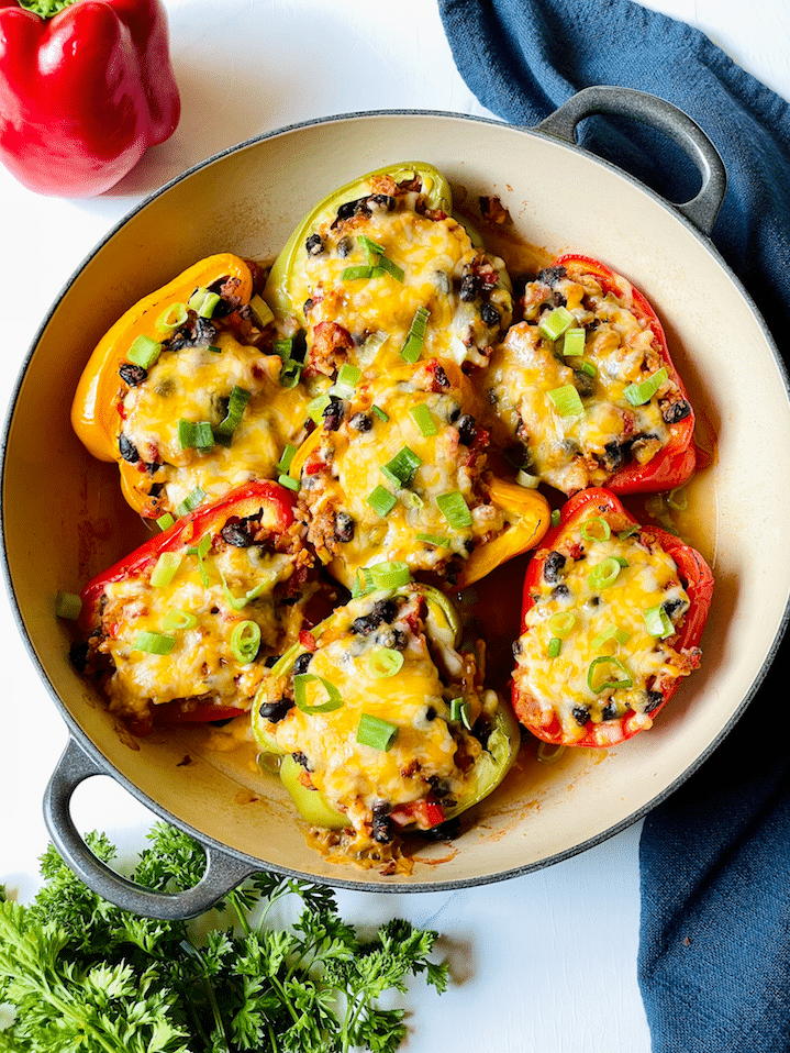 Southwest Vegetarian Stuffed Peppers Super Safeway