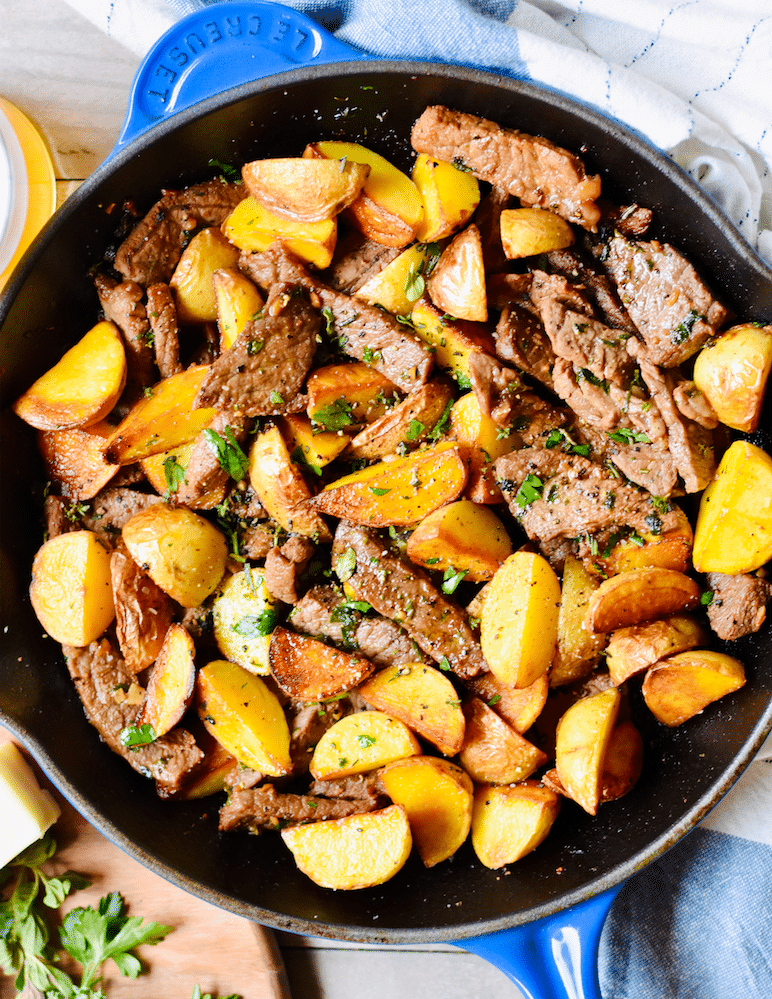 Garlic Butter Steak & Potatoes Skillet Super Safeway