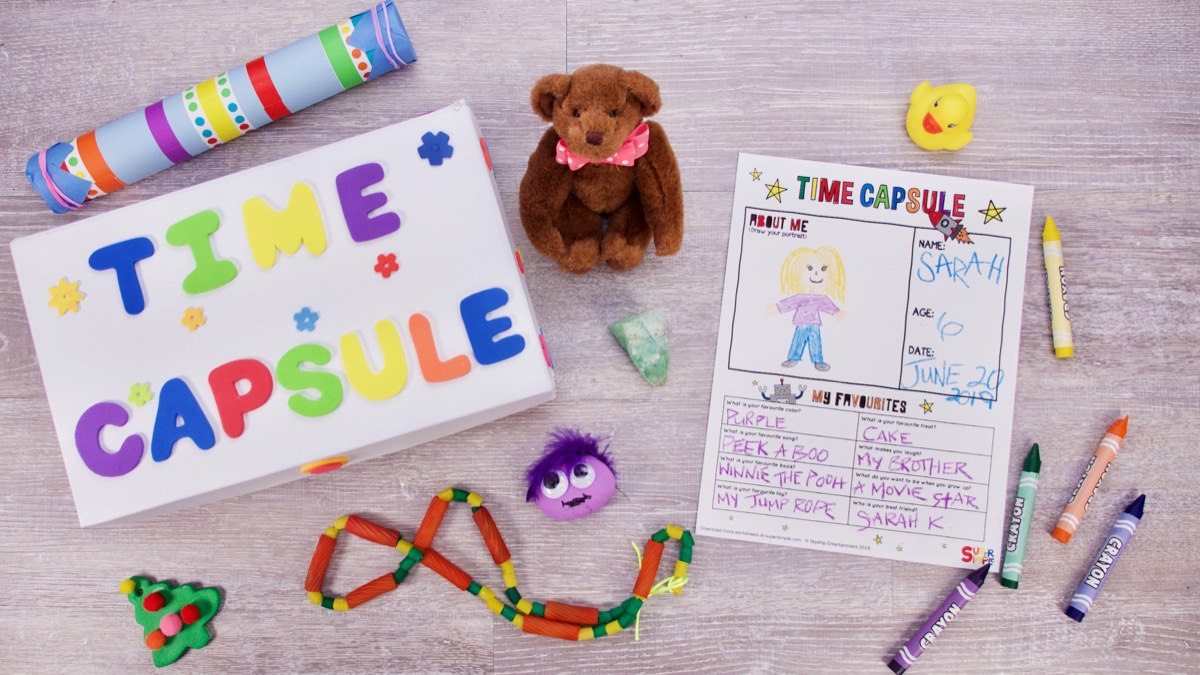 My Favourite Things Time Capsule Super Simple