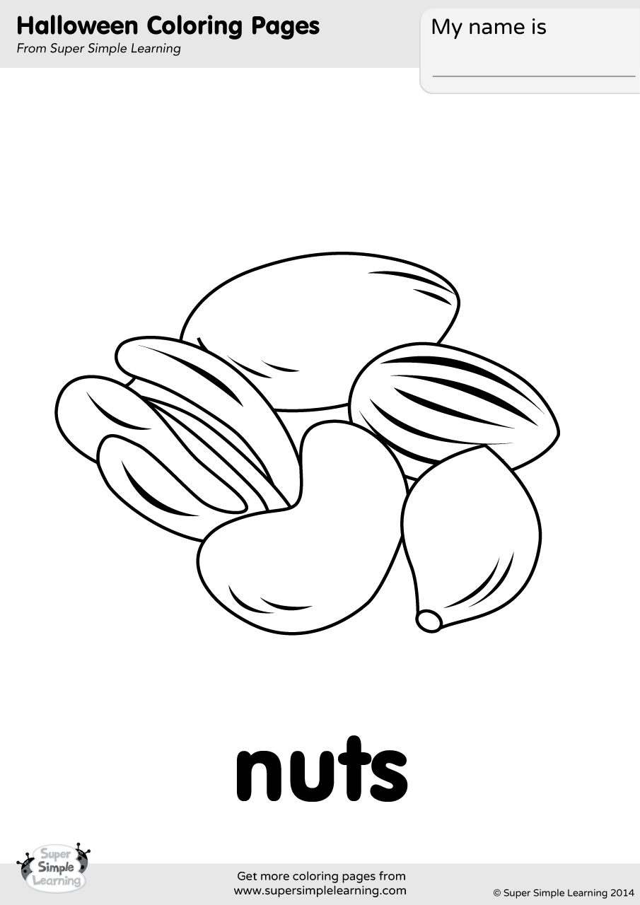 Nut Coloring Pages Coloring Pages