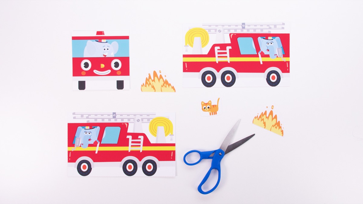 Here Comes The Fire Truck! Play Set Craft - Super Simple