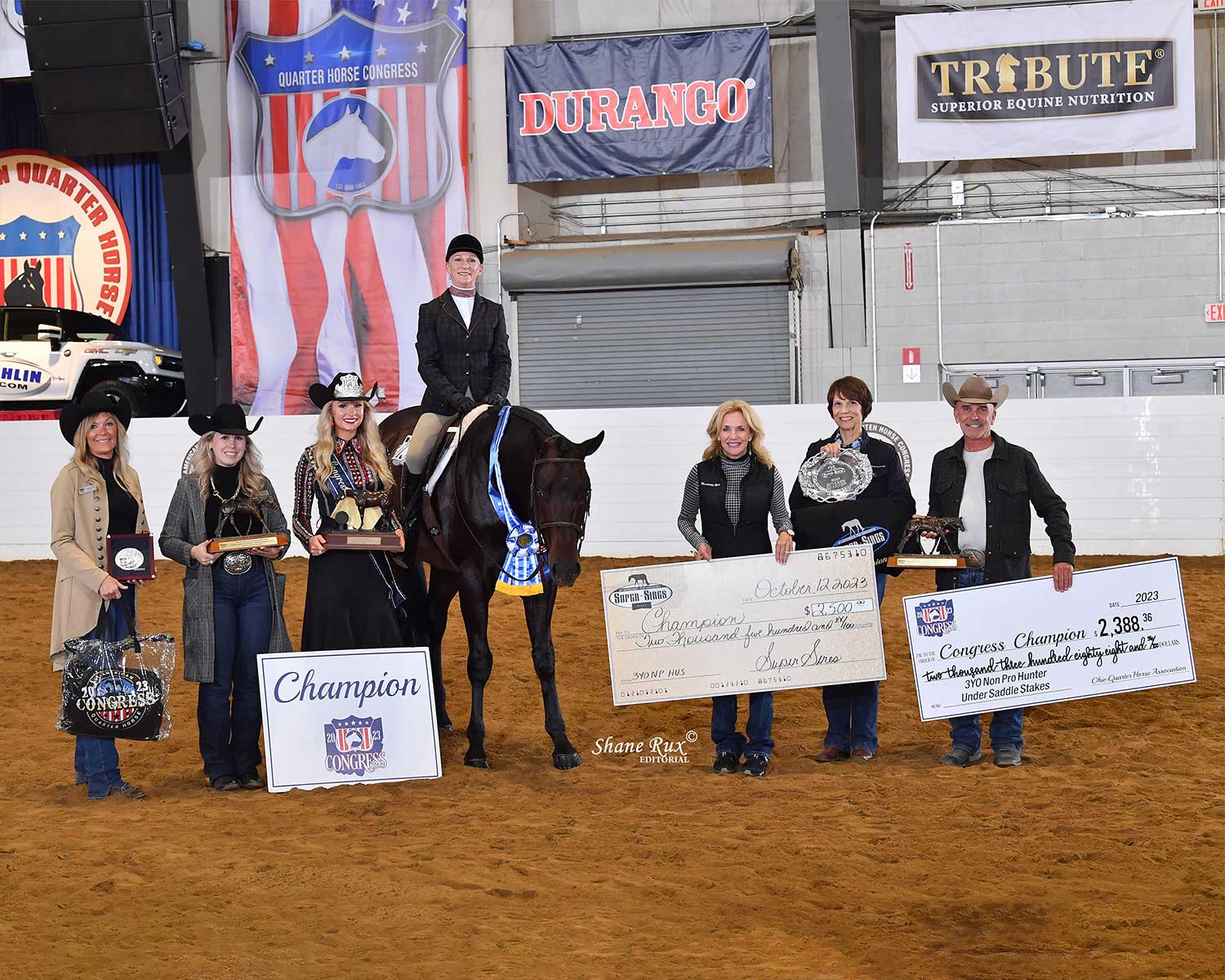 2023 AllAmerican Quarter Horse Congress 3YO NonPro HUS Breeder