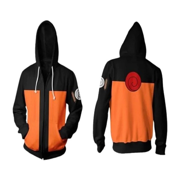 Naruto Jacket Naruto Orange & Black Jacket