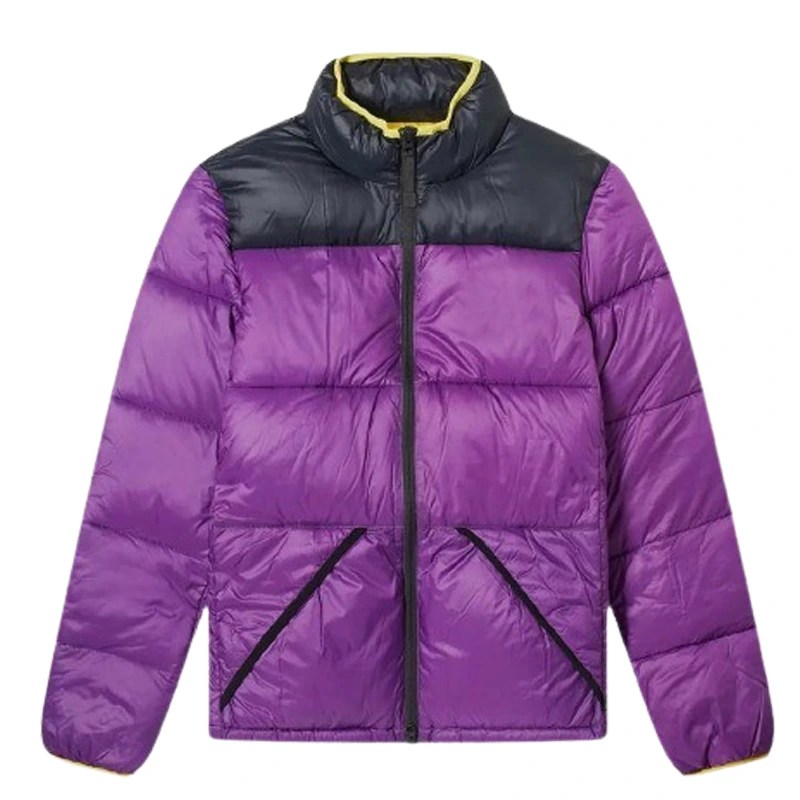 Mens Stylish Purple Puffer Jacket Super star jackets