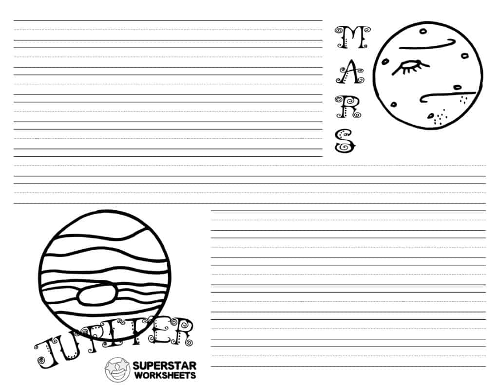 Solar System Worksheets Superstar Worksheets