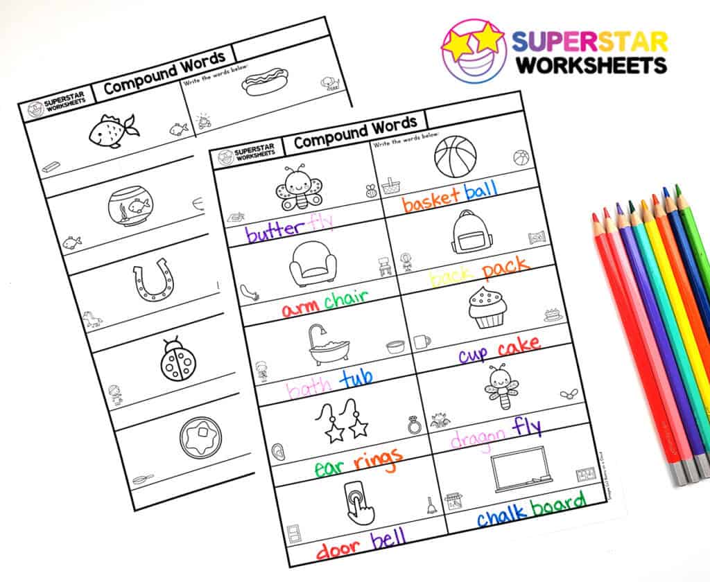 Compound Words Worksheet Superstar Worksheets