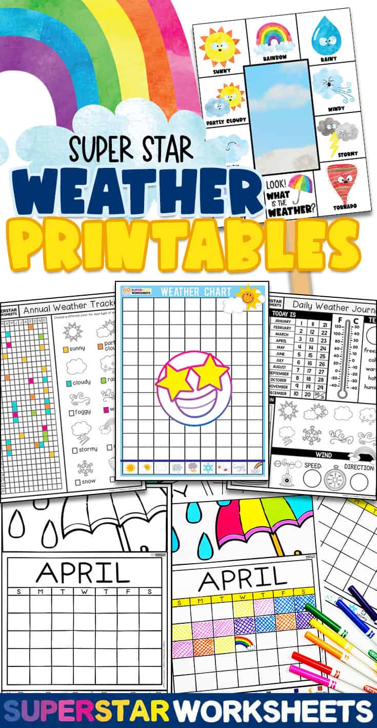 Weather Printables - Superstar Worksheets
