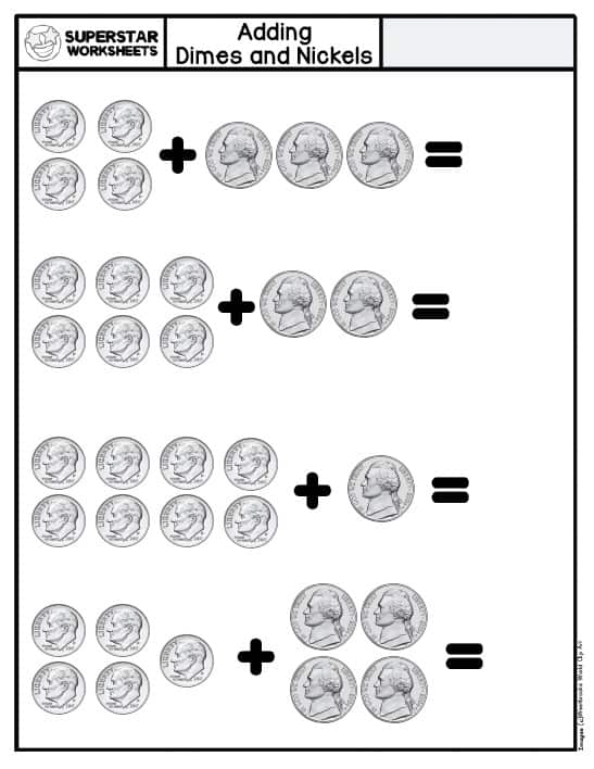 Money Worksheets Superstar Worksheets