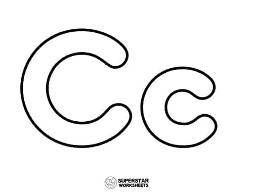 Letter C Worksheets - Superstar Worksheets
