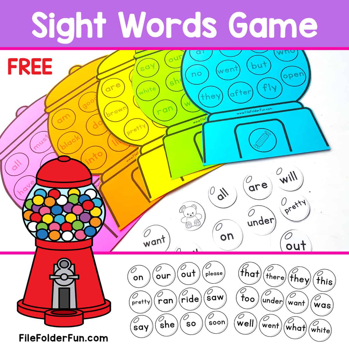 Sight Words Activity For Kids