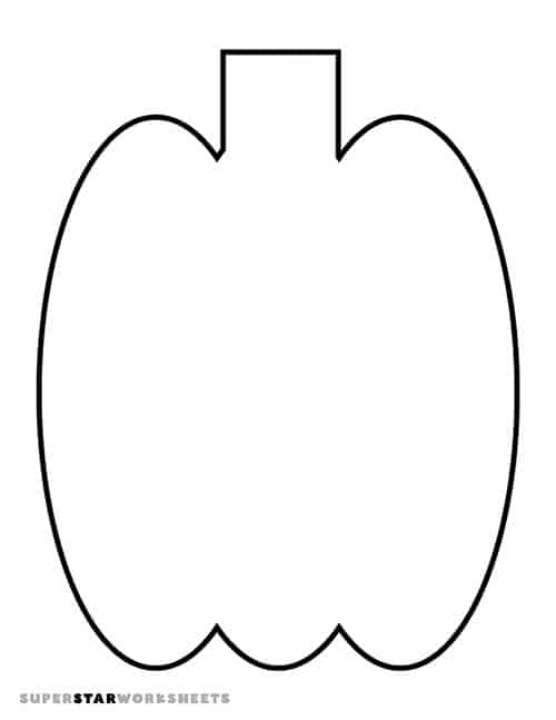 Pumpkin Shape Printable