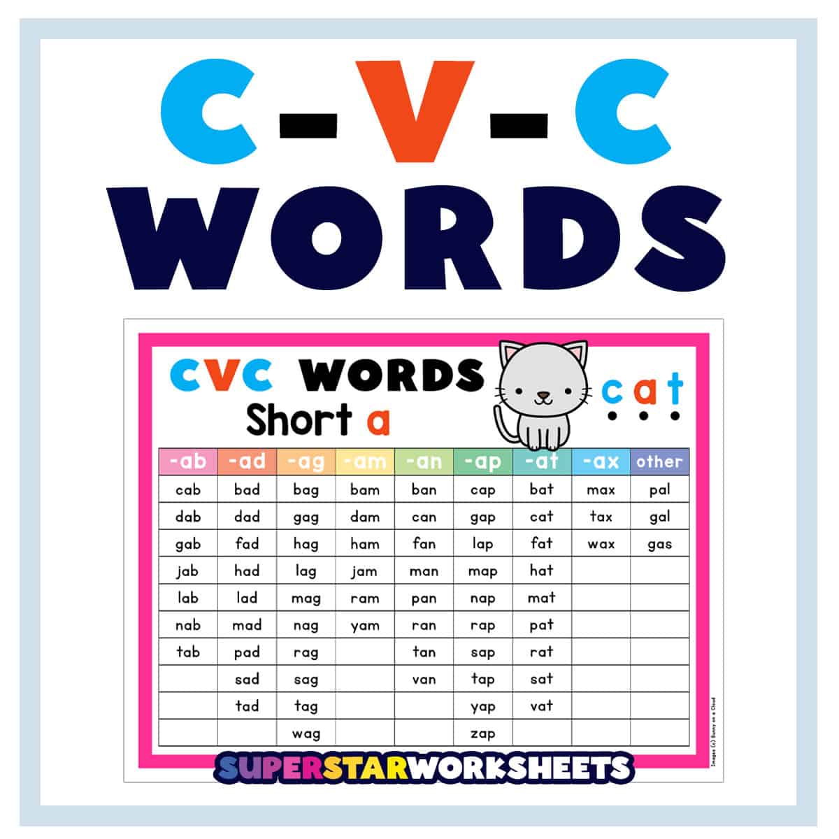 Cvc Word List 317