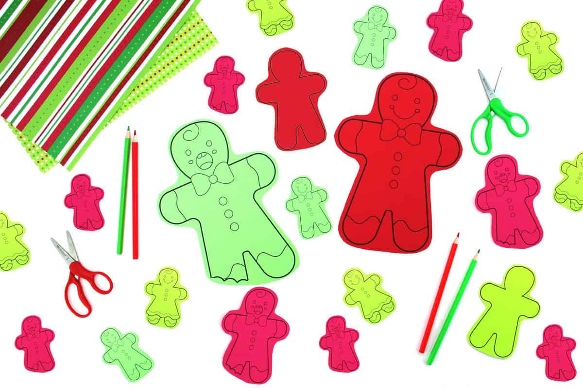 Gingerbread Man Template Superstar Worksheets