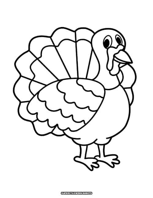 Turkey Images Coloring Pages