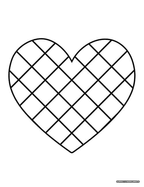 Heart Shapes Coloring Pages