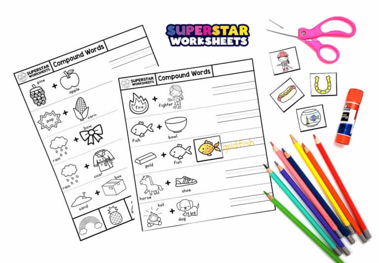 Compound Words Worksheets Superstar Worksheets