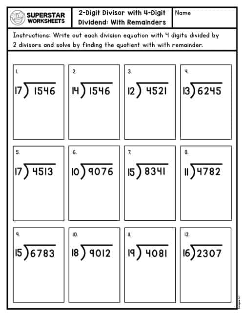 Division Without Remainders Worksheet Worksheets For Kindergarten
