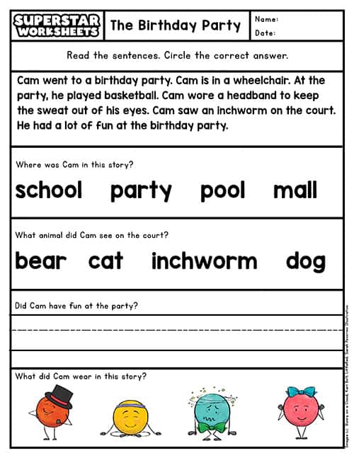 Compound Word Reading Passages Superstar Worksheets