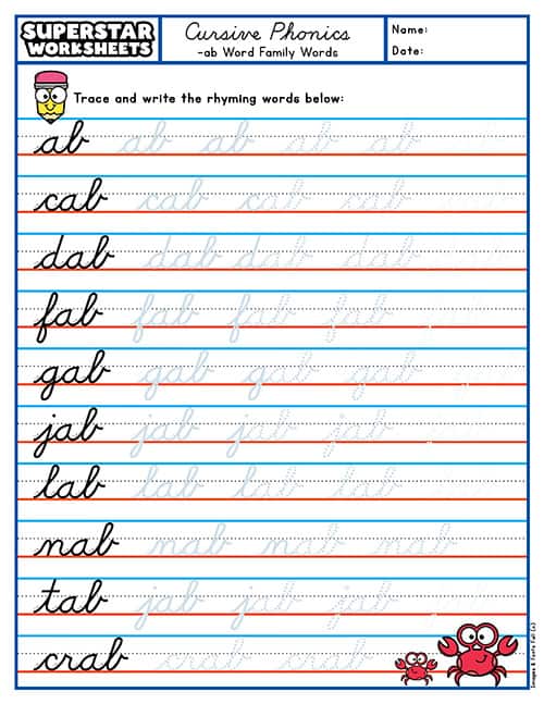 The Word Reading In Cursive