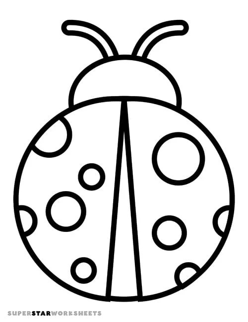 Ladybug Template Printable Large Ladybug Paper Craft (Color