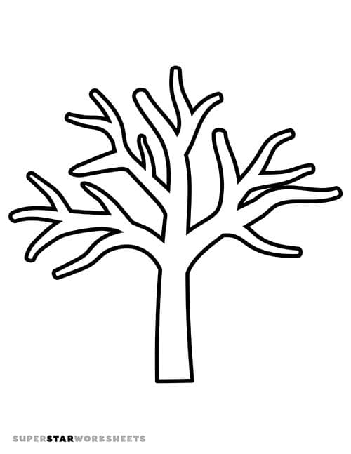 Tree Template Printable