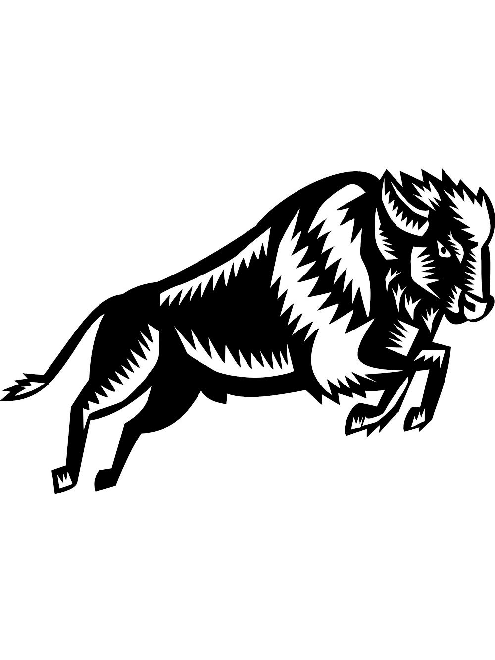 Wydrukuj darmowe szablony Żubr Wydrukuj darmowe szablony Żubr