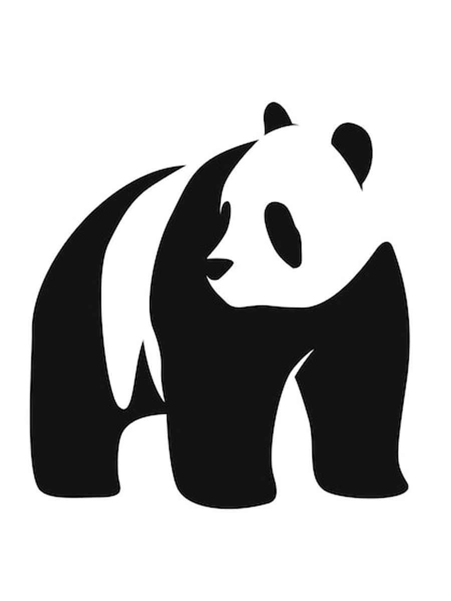 Free printable Panda stencils and templates
