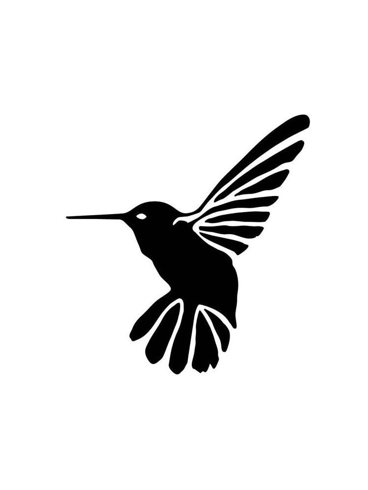 Free printable Hummingbird stencils and templates