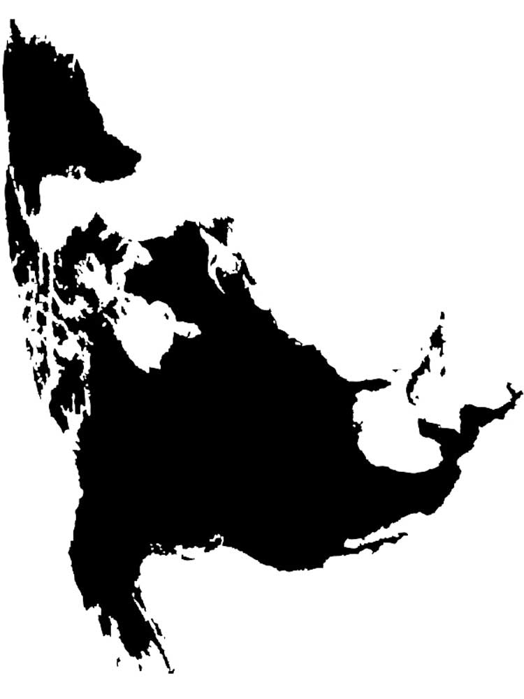 Free printable World Map stencils and templates