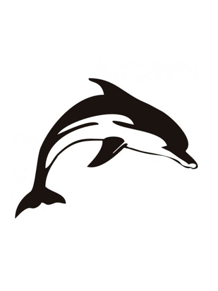 Free printable Dolphin stencils and templates
