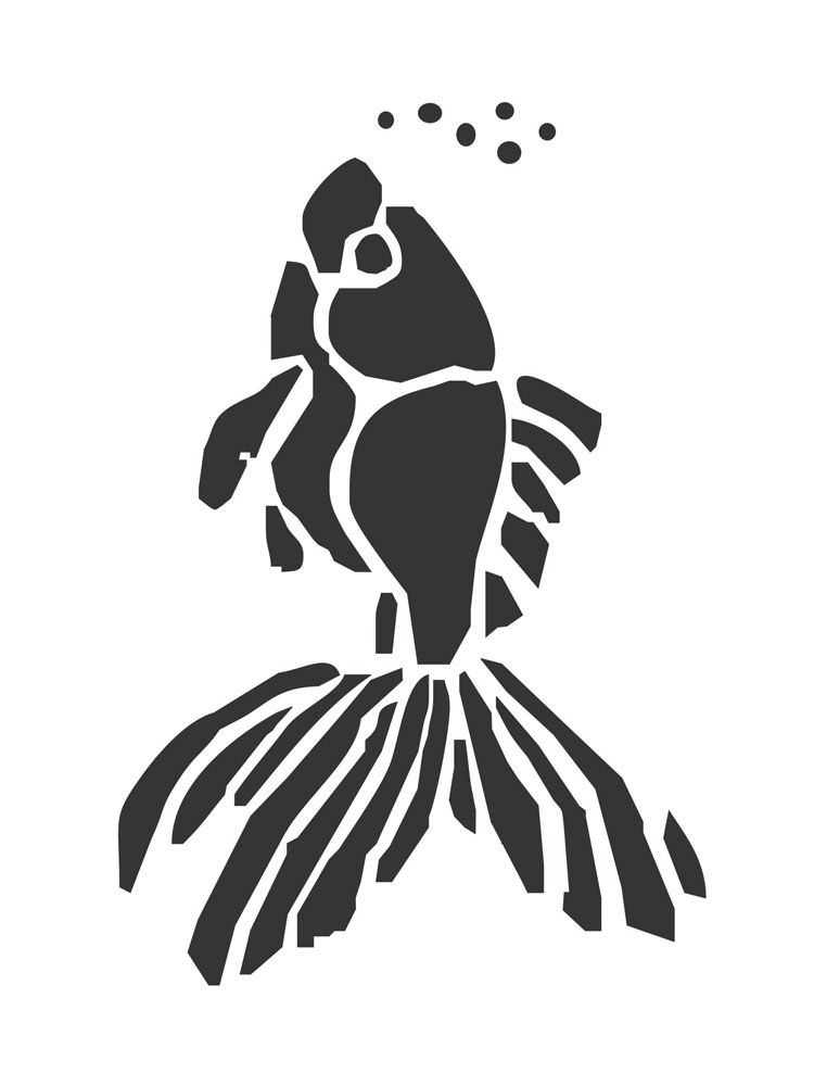 Free printable Fish stencils and templates