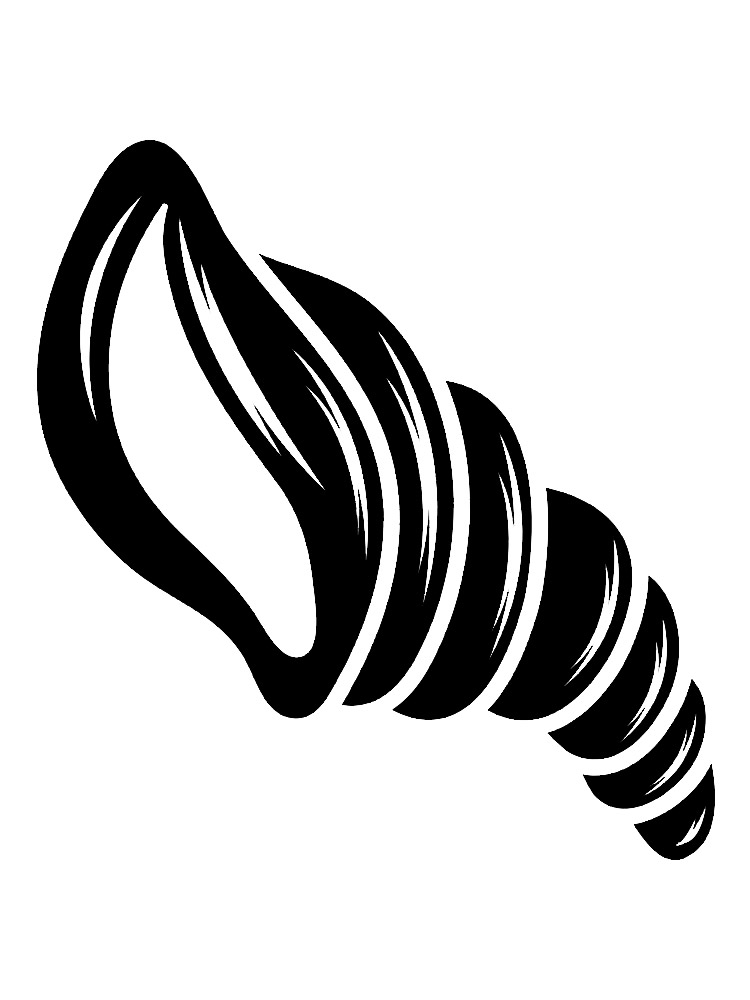 Free printable Seashell stencils and templates