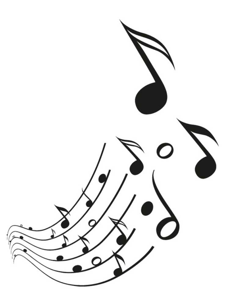 Printable Music Notes Stencils Printable Music Notes Stencils