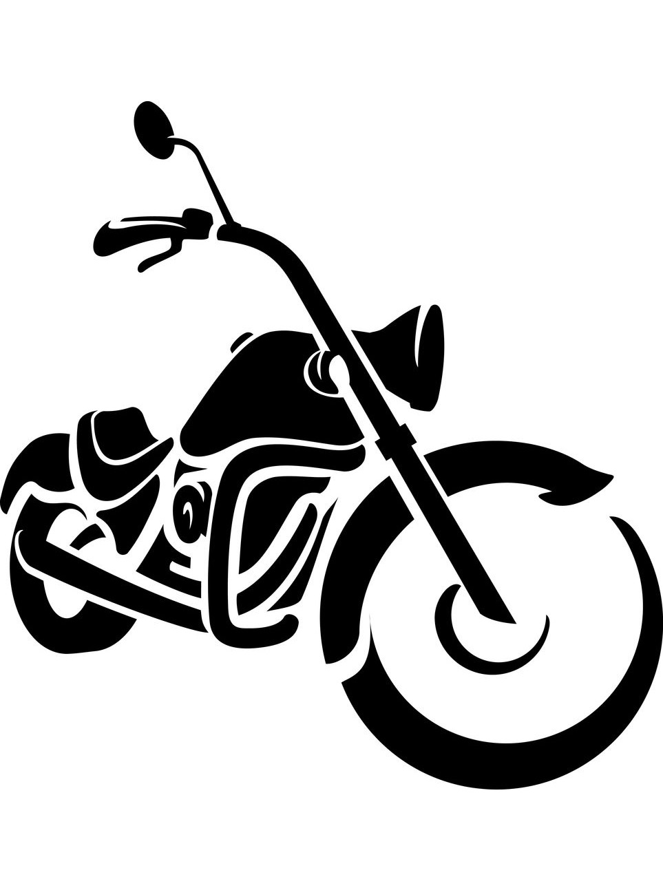 Free printable Motorcycle stencils and templates Free printable Motorcycle stencils and templates