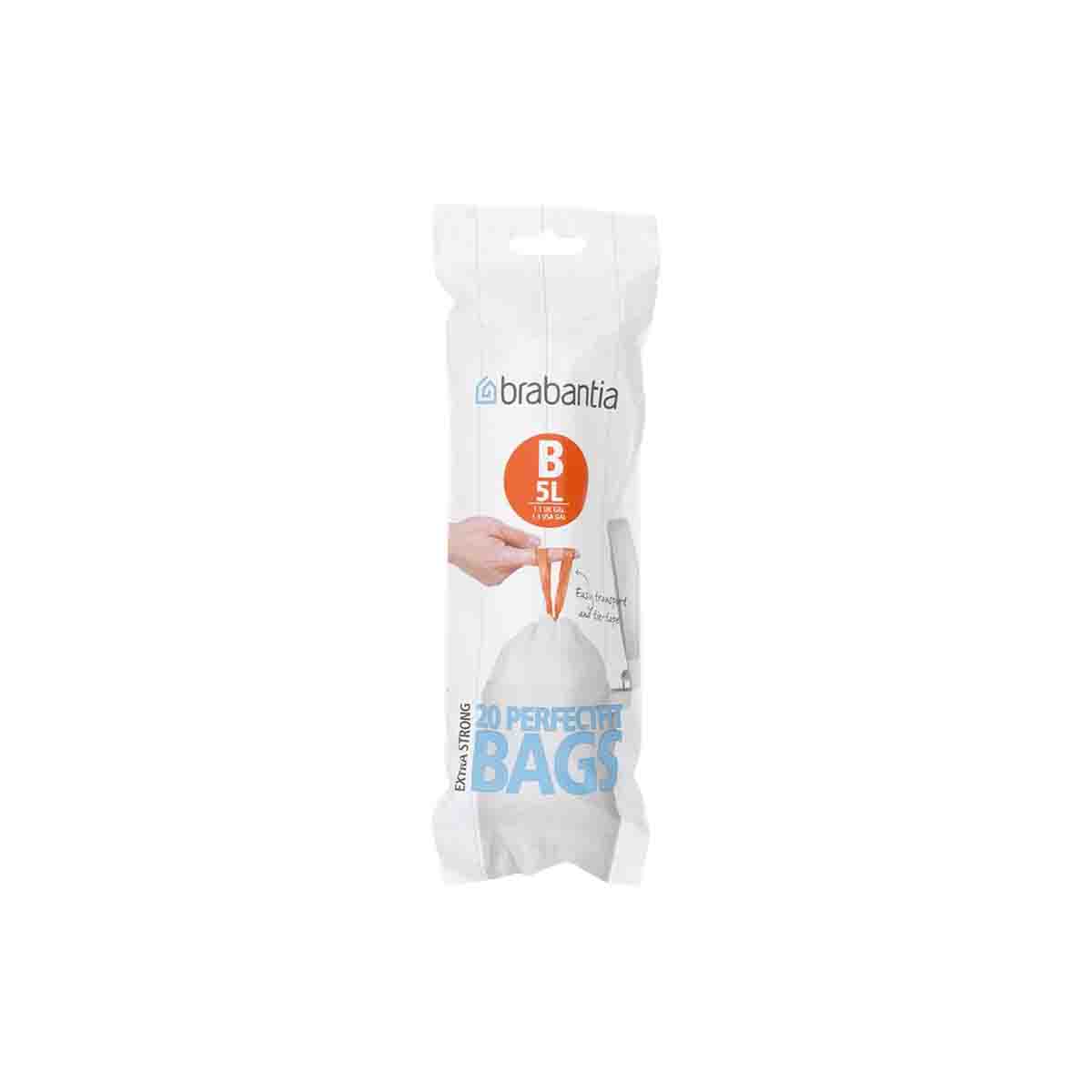 Brabantia Bin Liners White 5 L Code B SuperStore.ge Online shop of