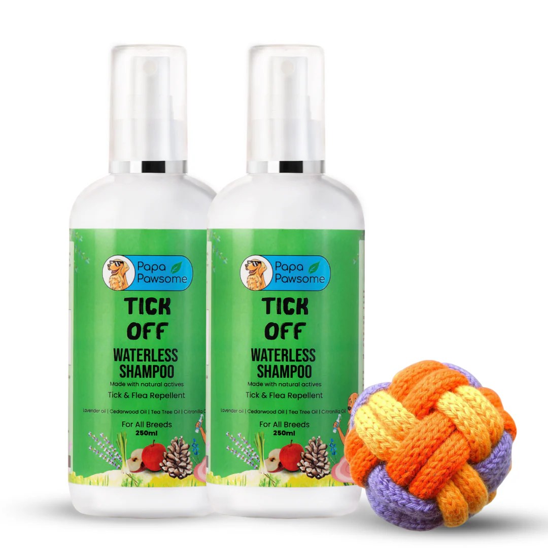 Buy Papa Pawsome Tick Off Waterless Shampoo for Dogs Online Supertails