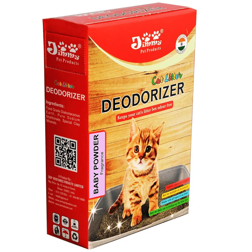 JiMMy Baby Powder Scented Cat Litter Deodorizer Supertails