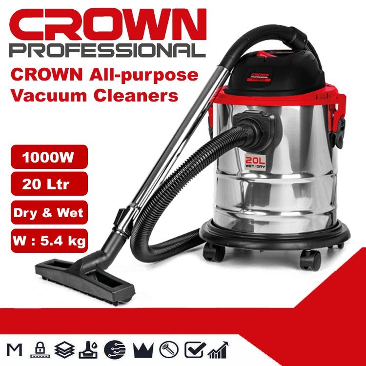 CROWN 20L Allpurpose Vacuum Cleaners — Super Tools Bangladesh