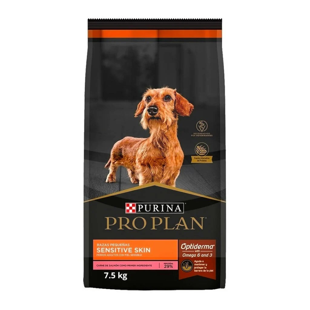 Purina Pro Plan Sensitive Skin, Adult, Razas Pequeñas, Optiderma