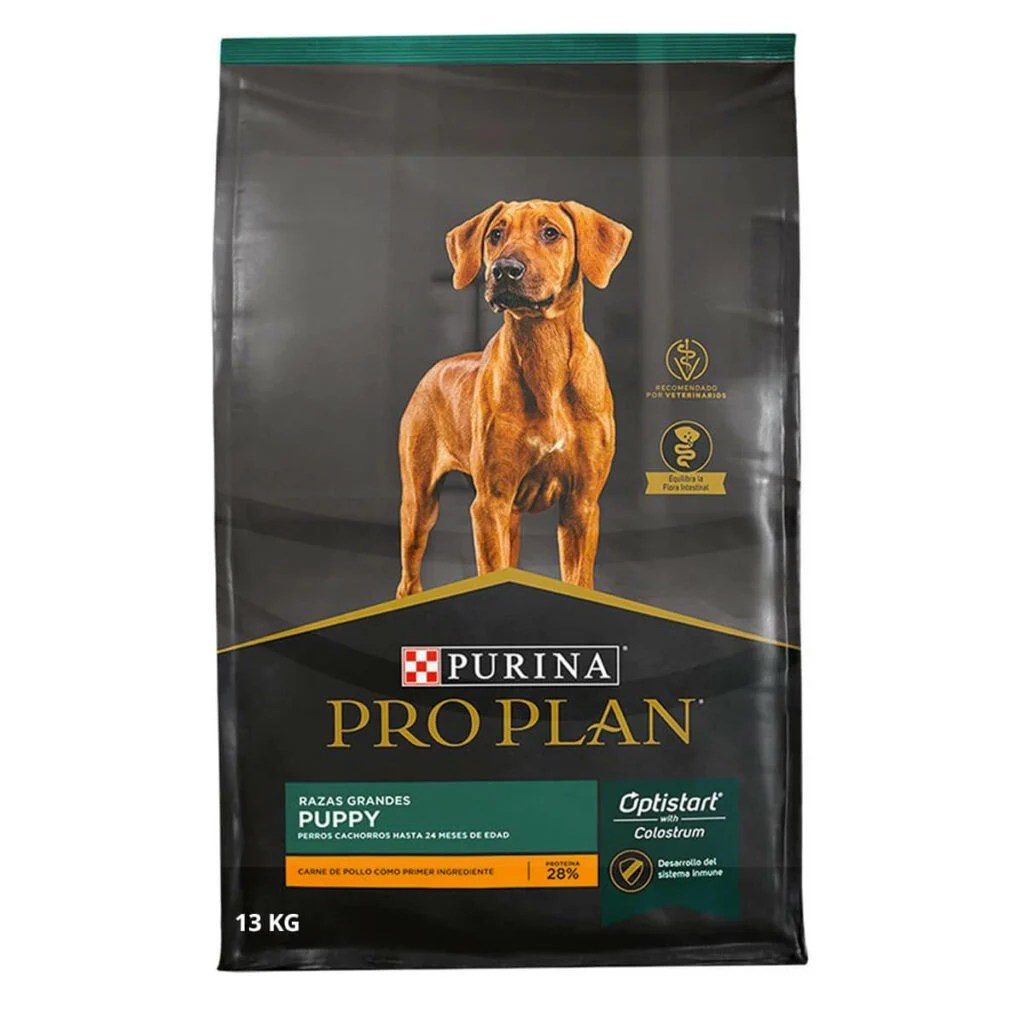 Purina Pro Plan Puppy, Razas Grandes, Optistart, Pollo, 13 kg