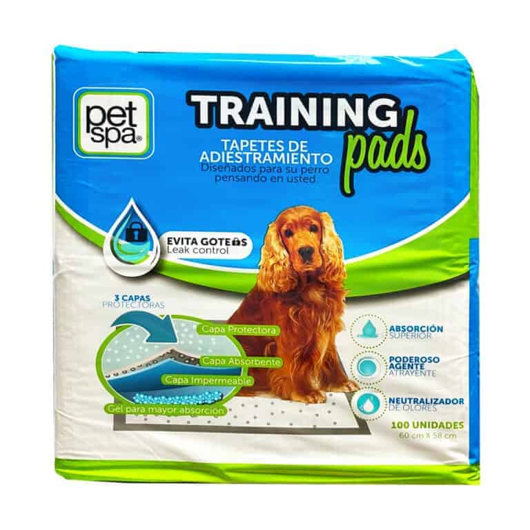 Pet Spa, Training Pads para Perros, 100 Tapetes Entrenamiento