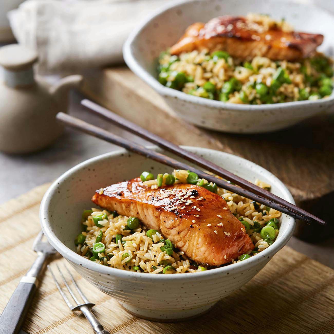 Teriyaki Salmon With Fried Rice SuperValue