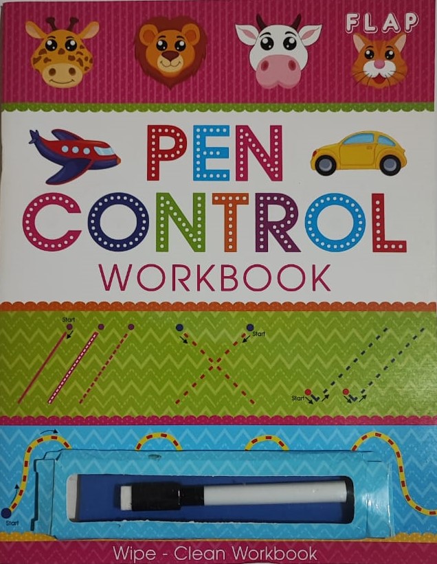 pen control workbook wipe and clean Children's in Sri Lanka