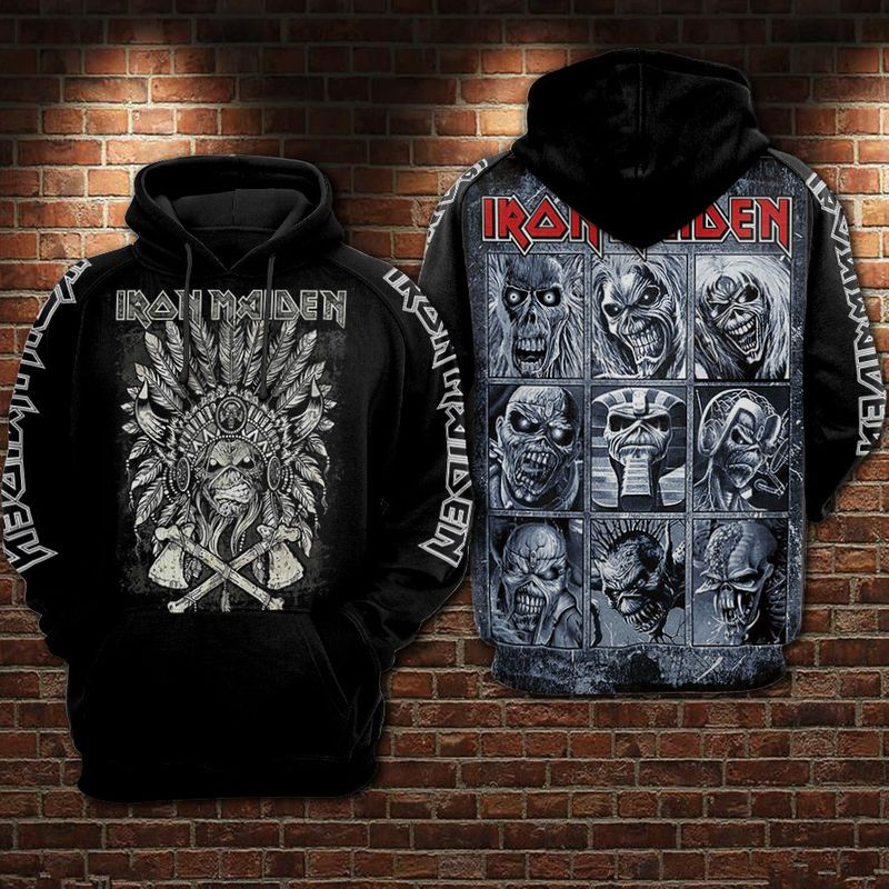 Iron Maiden Limited Edition 3D Hoodie Zip Hoodie